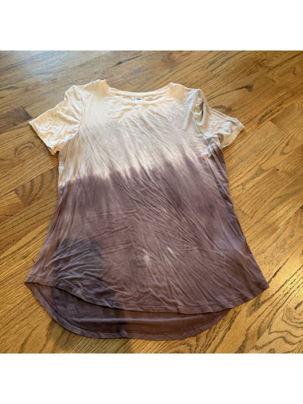 OLD NAVY SMALL ROSE PINK TIE DYE LUXE SHIRT